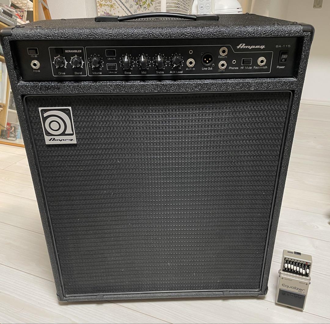 Ampeg アンペグ BA-115 V2 150Wベースアンプ ガリ少しあり Ampeg アンペグ BA-115 V2 150Wベースアンプ ガリ少しあり