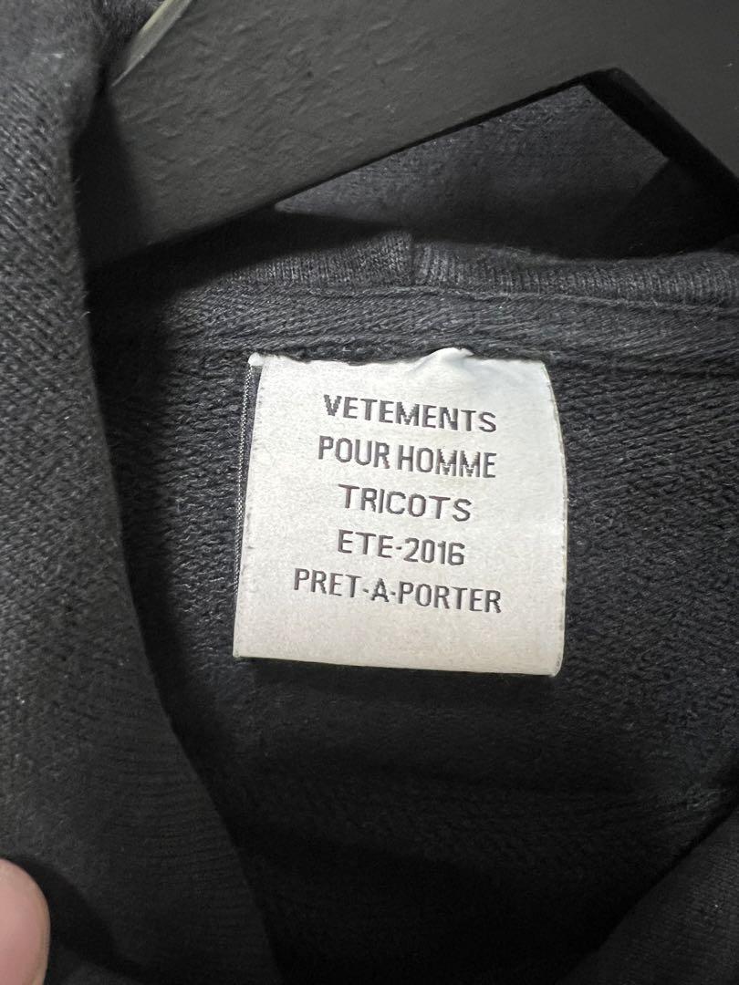 vetements × champion 16ss パーカー
