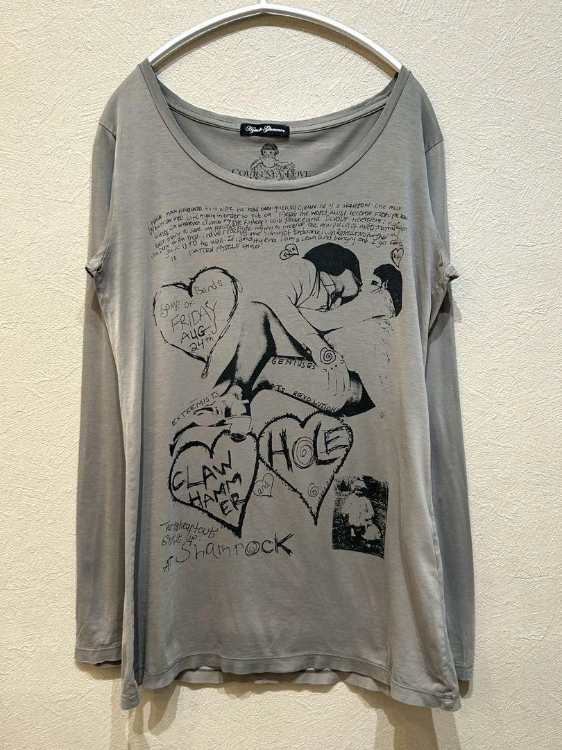 HYSTERIC GLAMOUR COURTNEY LOVE 長袖　Tシャツ　F