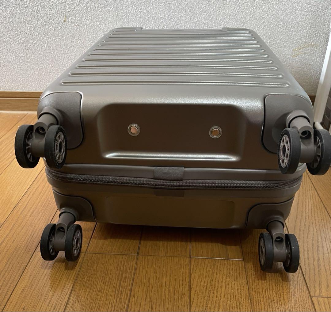 Bargiotti フロントオープン スーツケース拡張機能 機内持ち込み S