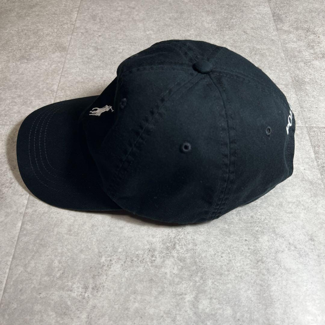 帽子 00s Ralph Lauren Cotton twill cap Black