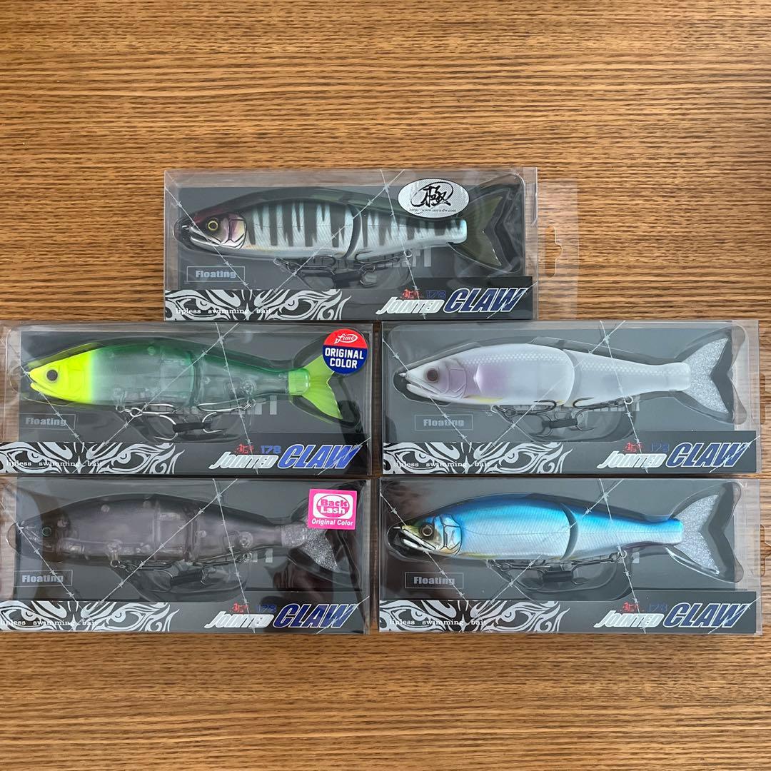 ルアー用品 5点セット ガンクラフト ジョインテッドクロー178