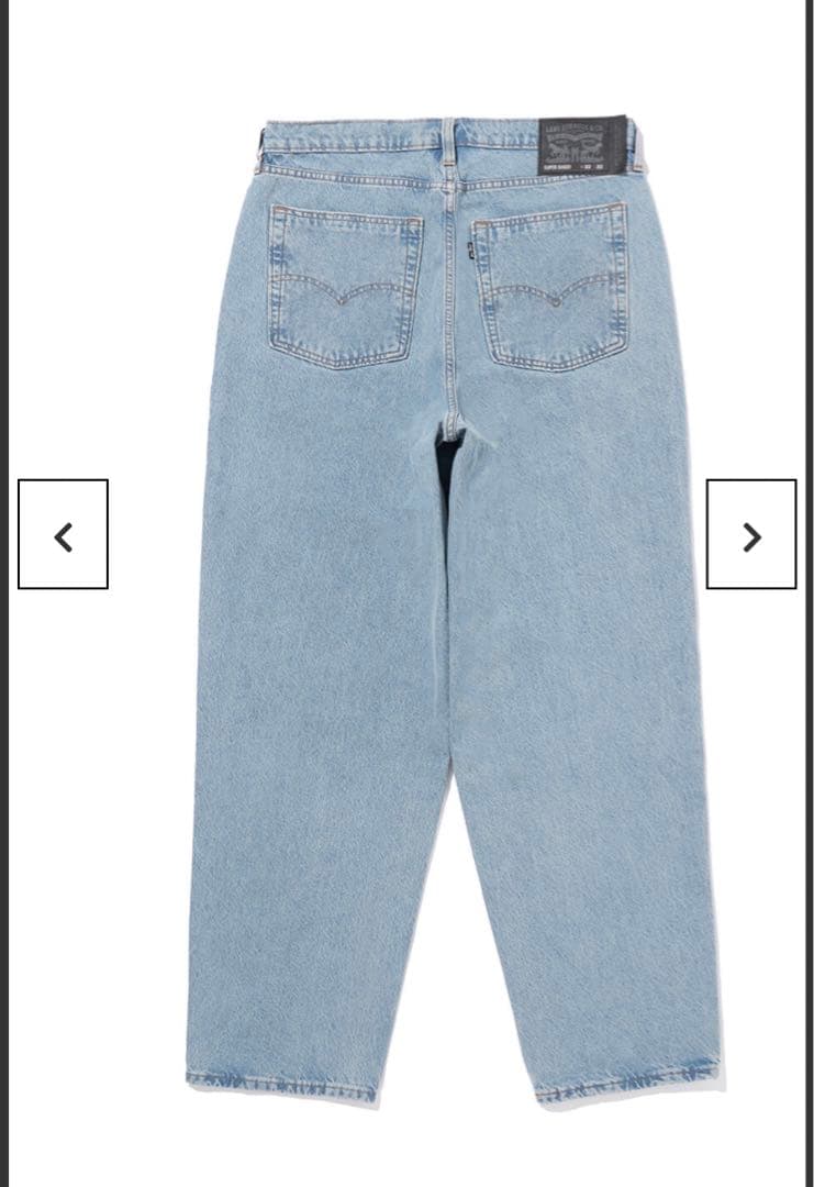 LEVI'S skate super baggy ライトインディゴ 31インチ 公式の