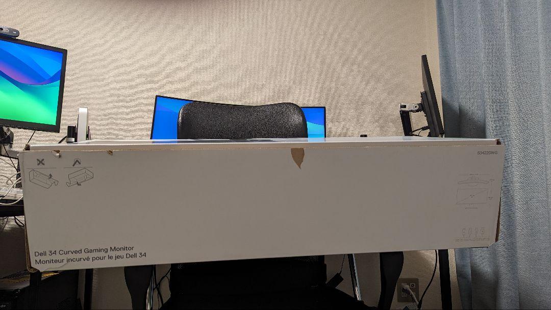 DELL S3422DWG BLACK 湾曲型 ゲーミングモニター