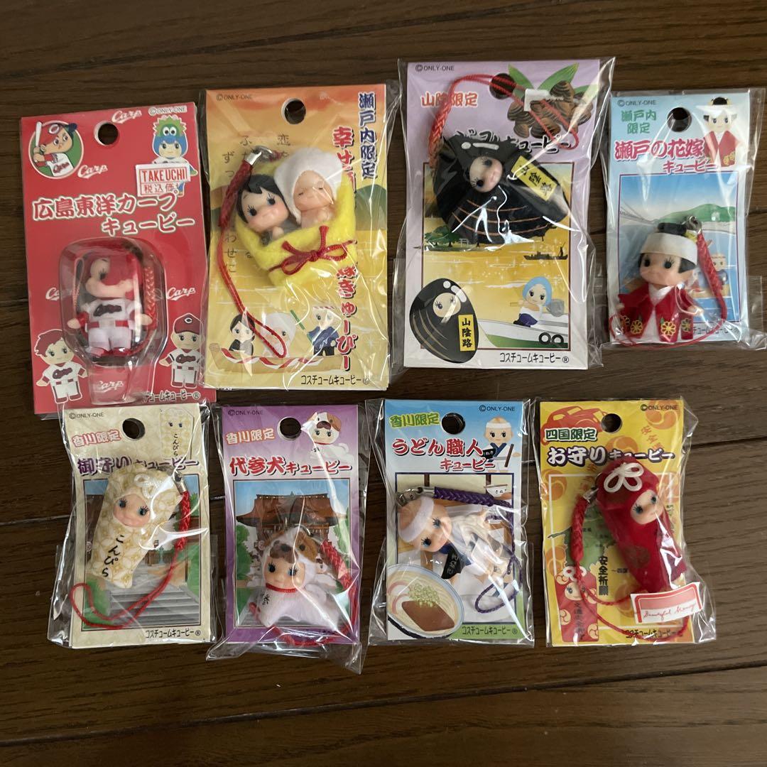 ご当地キューピー　キャラクター値付けストラップ　70個　セット売り