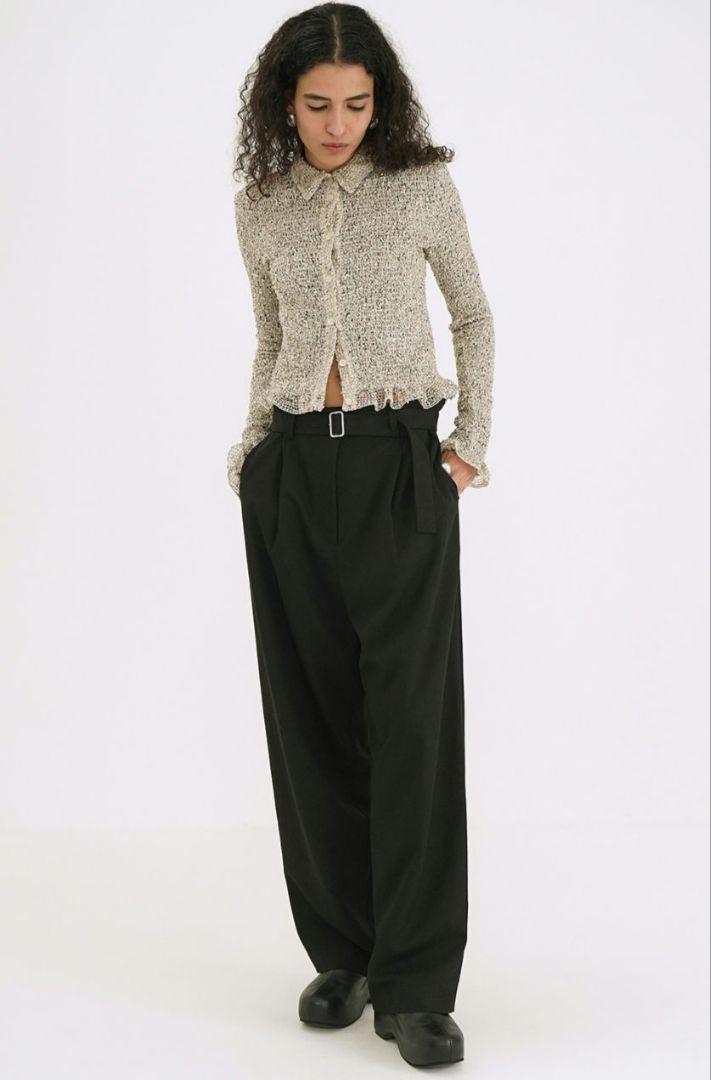 WAIST BELT DAD PANTS