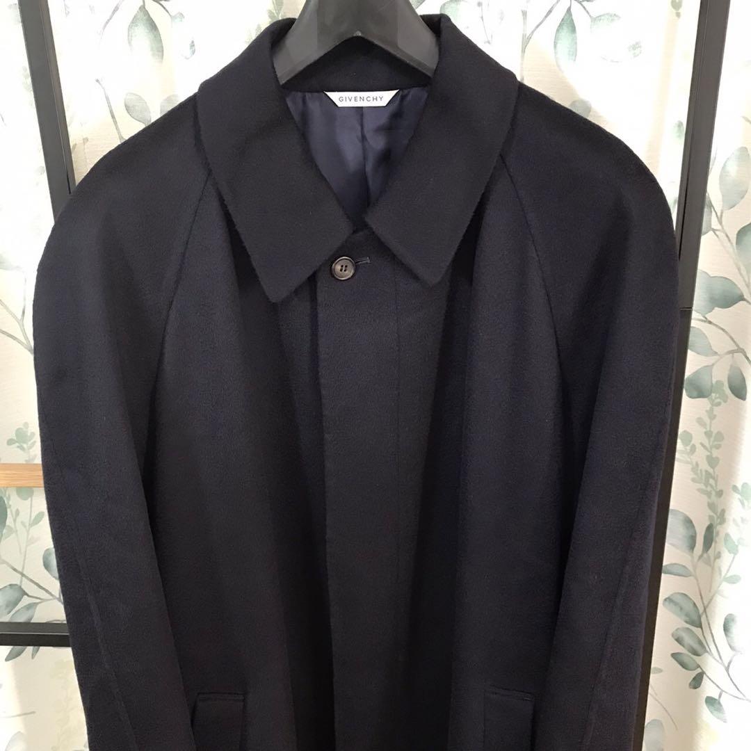 GIVENCHY カシミヤコート ネイビー メンズ サイズ48 ジャケット