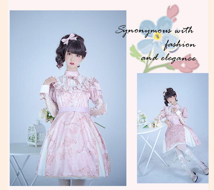 栀】LO282 lolita オリジナル jsk ロリータ ワンピース