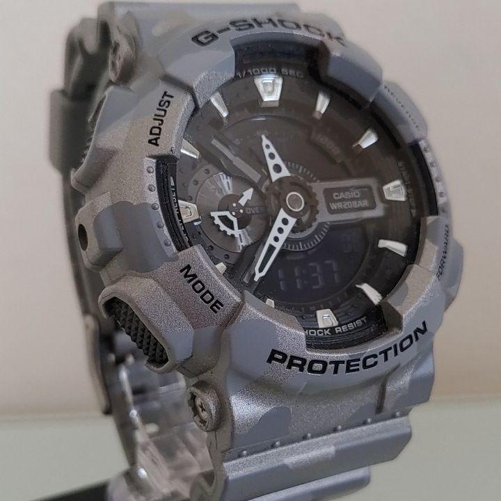 早い者勝ち！G-SHOCK ☆ 腕時計 カモフラージュシリーズ シルバーカラー