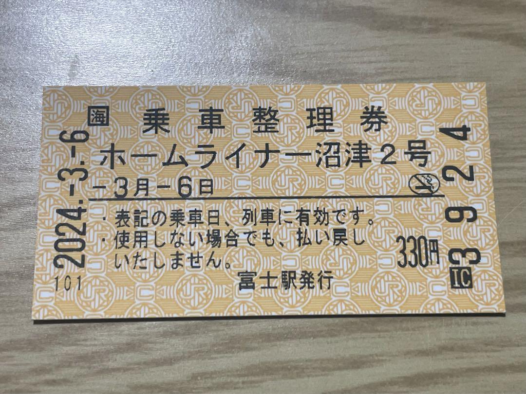 新十津川駅の乗車整理券 backend=imagemagick;version=1;