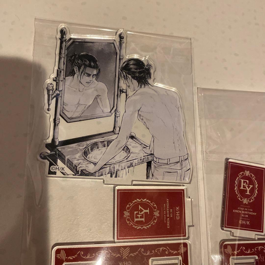 進撃の巨人　アクリルスタンド　エレン　バースデー　まとめ売り　アニーク