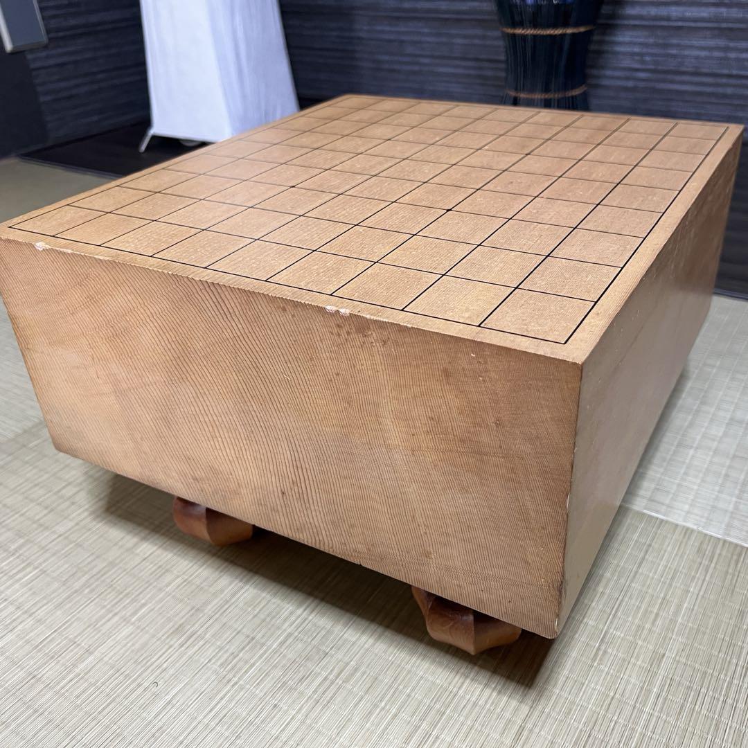 お気に入り 将棋盤 脚付き メルカリ - 厚み約14.5cm 足つき へそ有り 囲碁