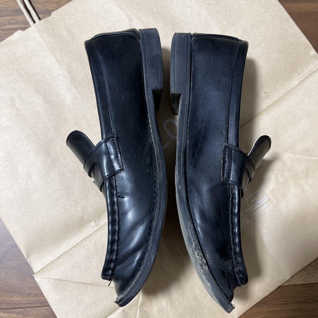 ❤️新品❤️Put's プッツ ストラップローファー シボ革