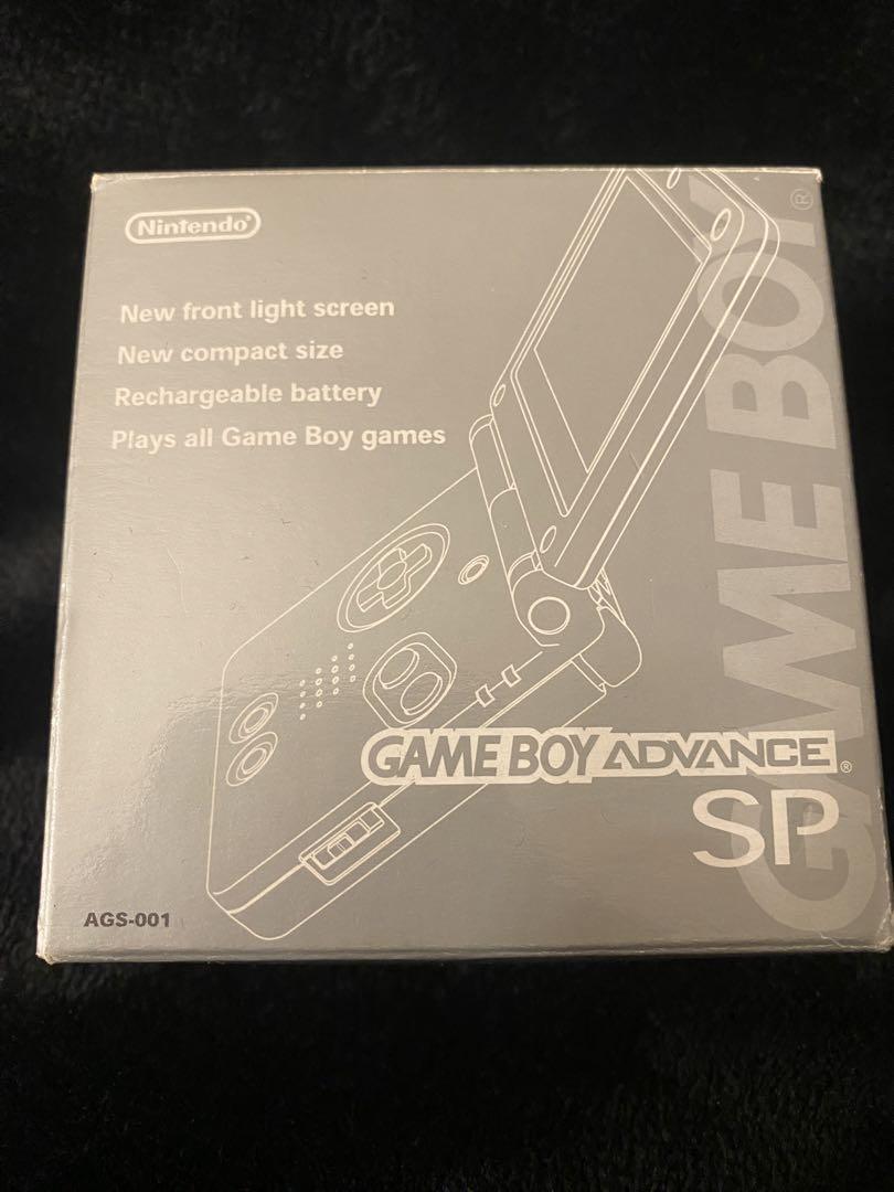 【美品】ゲームボーイアドバンスSP プラチナシルバー