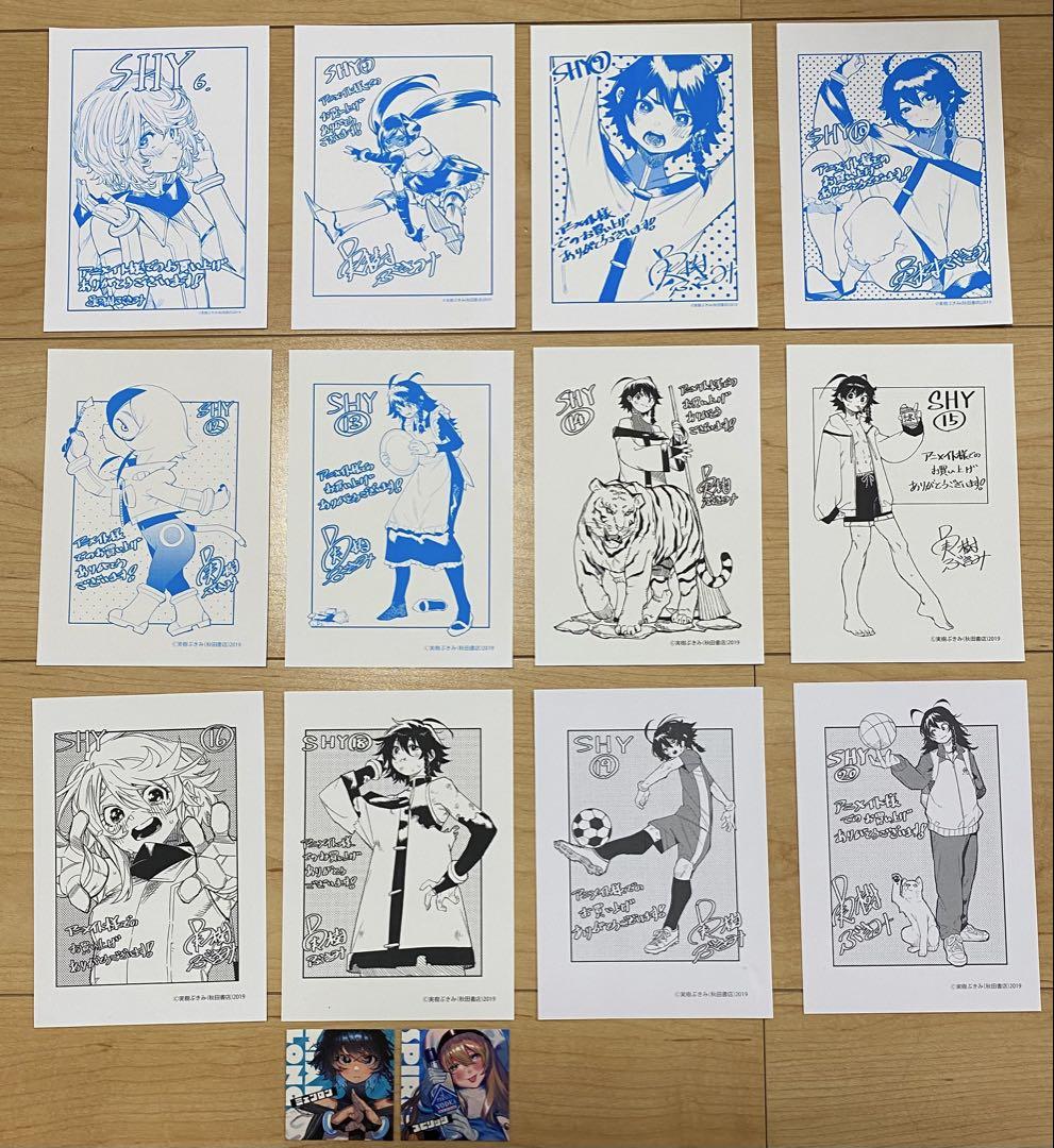 SHY シャイ 特典 イラストペーパー 12種類