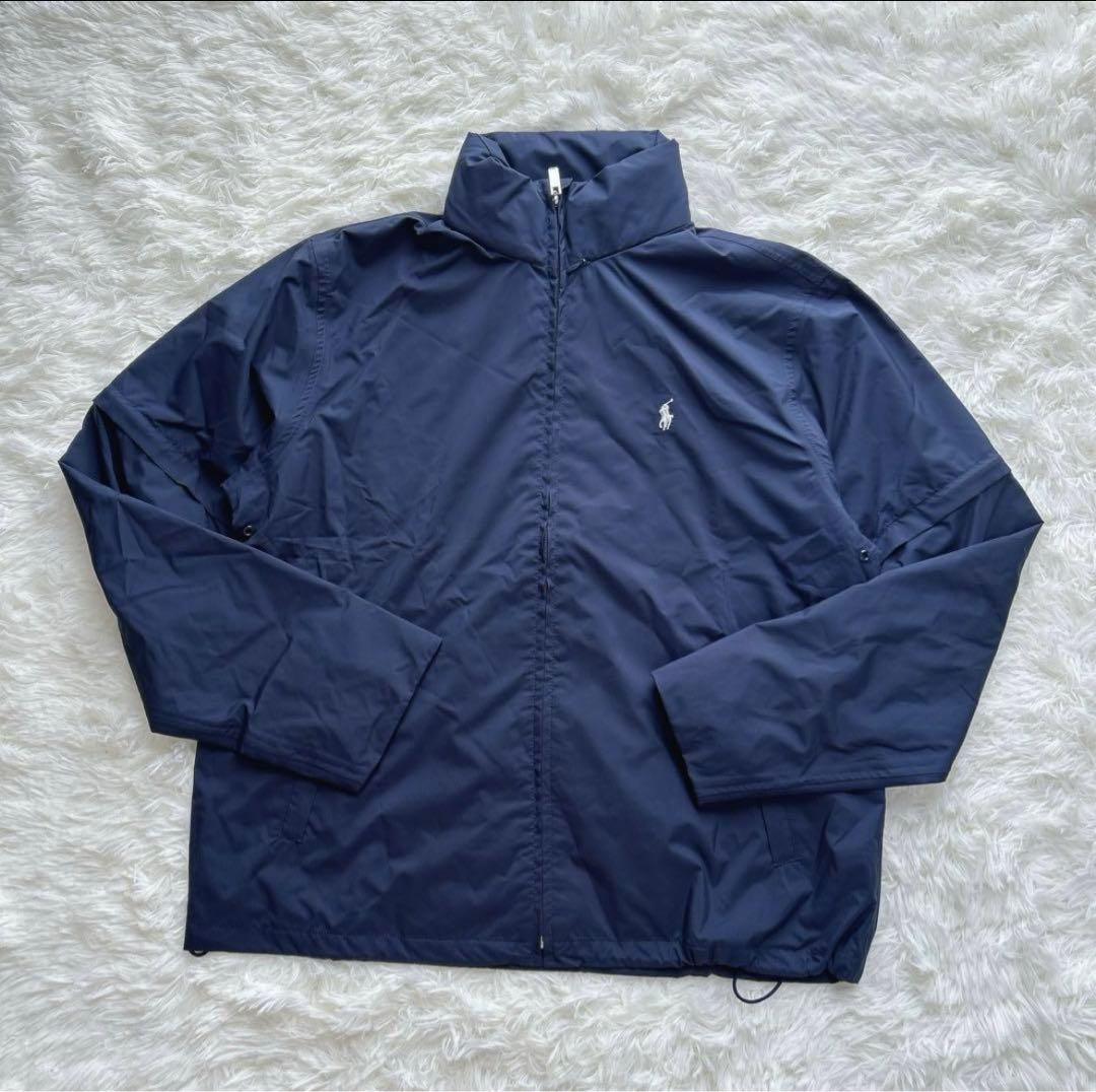 美品✨Ralph Lauren Golf ネイビー レインウェア 防水 ゴルフ 美品✨Ralph Lauren Golf ネイビー レインウェア 防水 ゴルフ