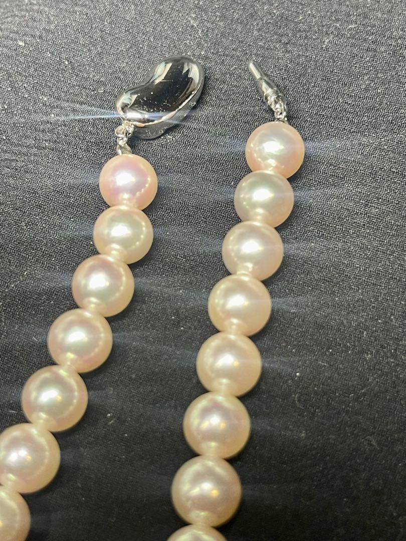 MIKIMOTO ミキモト ネックレス ロング あこや真珠 黒蝶真珠
