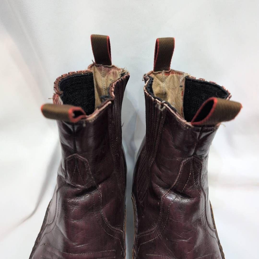 Vintage トゥースティール ウエスタンブーツ 8 1/2 カウボーイ
