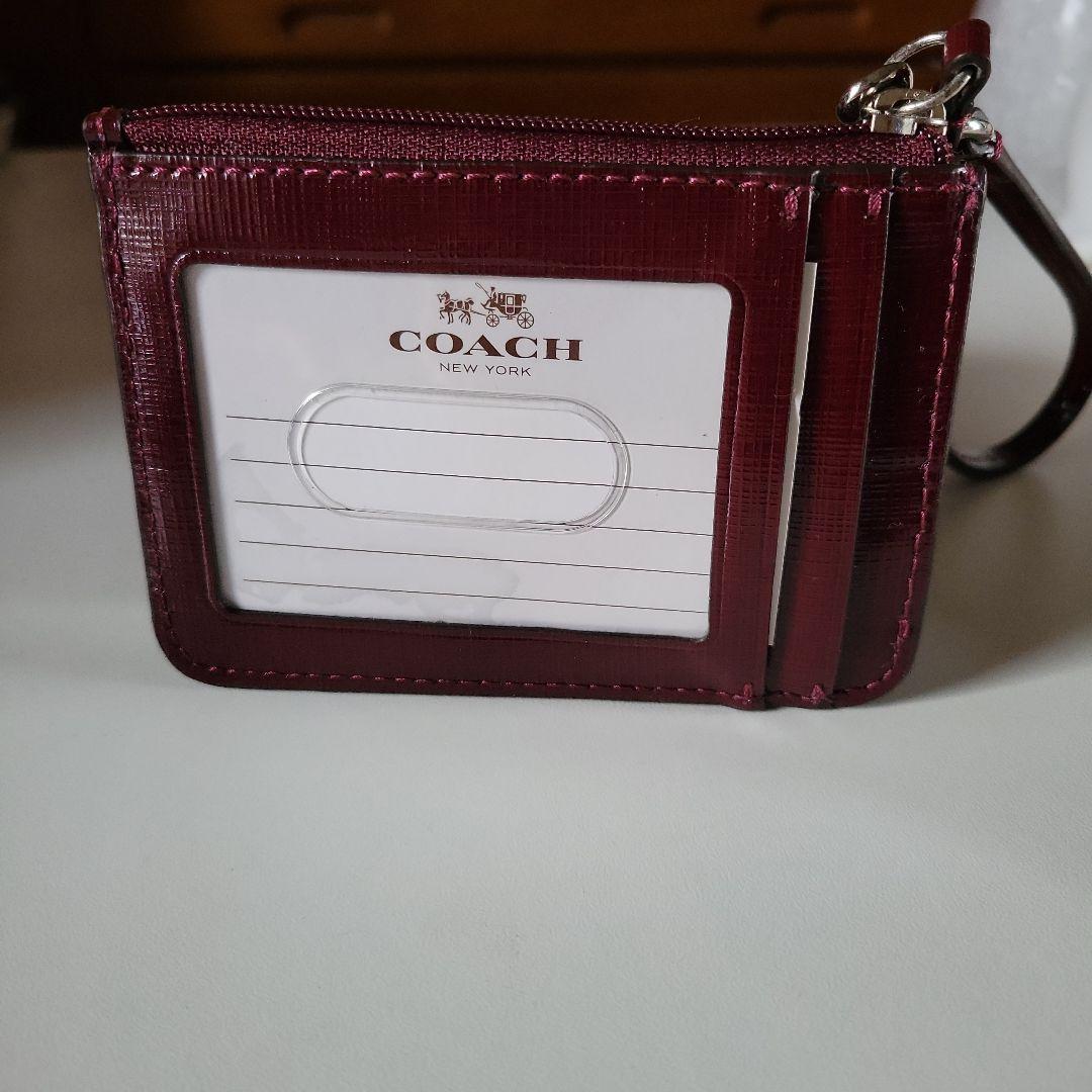 COACHガマ口財布&定期入れ【極美品】セット売り