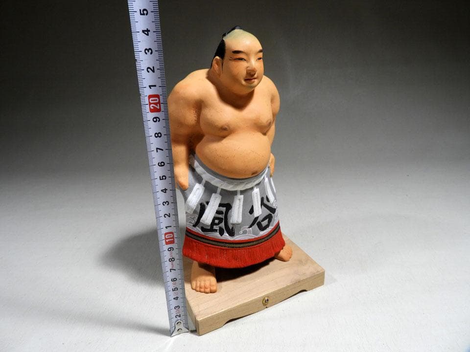 ●つつみ人形 谷風梶之助 江戸相撲 第四代横綱人形 芳賀佐五郎作 高さ24㎝ ●つつみ人形 谷風梶之助 江戸相撲 第四代横綱人形 芳賀佐五郎作 高さ24㎝