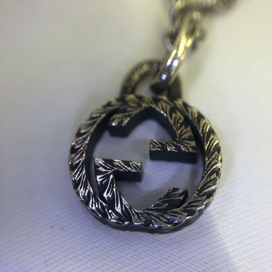 メンズ GUCCI S84-NM-763S LRkIz-m68976085791 インターロッキングGネックレストップのみ しているた