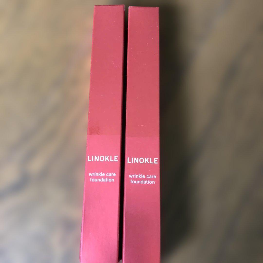 LINOKLE リンクルケアファンデーション 2本セット 新品未使用 LINOKLE リノクル リンクルケア ファンデーション 2本セット