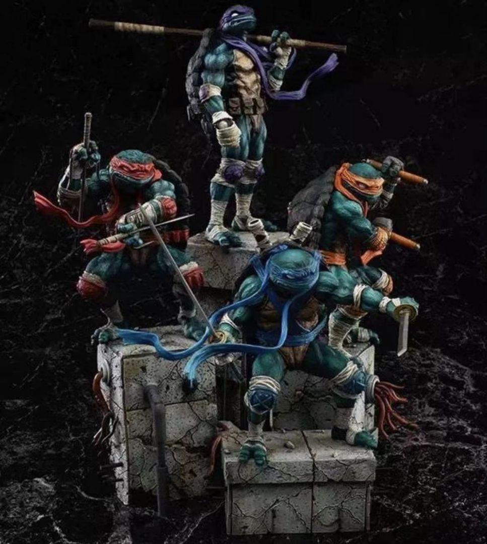 TMNT GSC 4体  スタチュー フィギュア