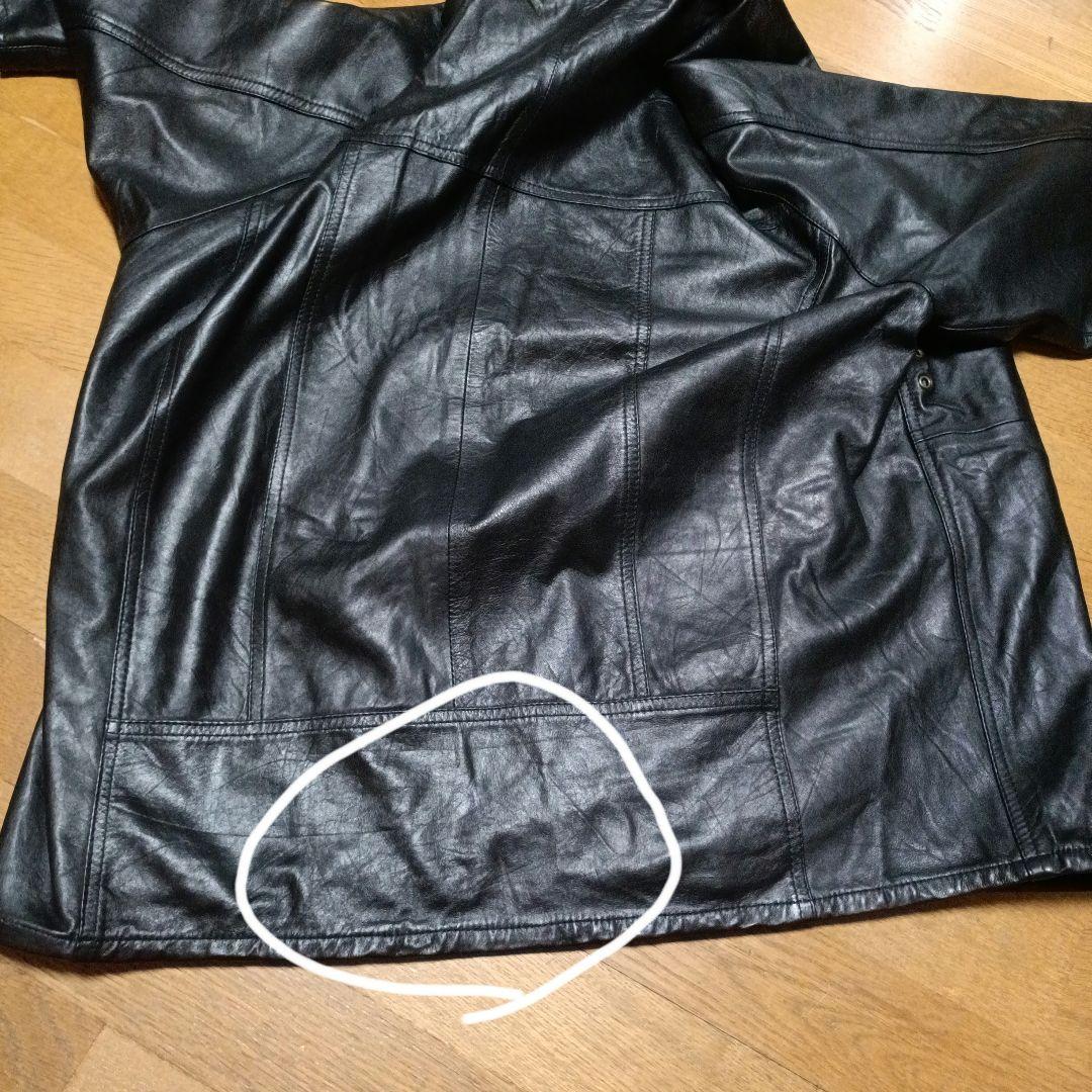 yoused リメイクレザージャケット サイズ1 黒