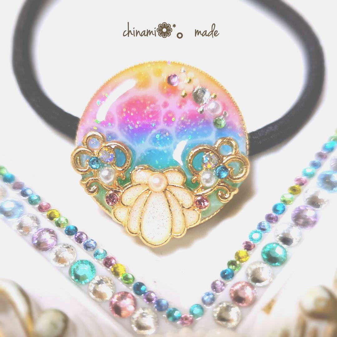 K☆レジンヘアゴム14点 レジンヘアゴム Jewelryレインボー - メルカリ