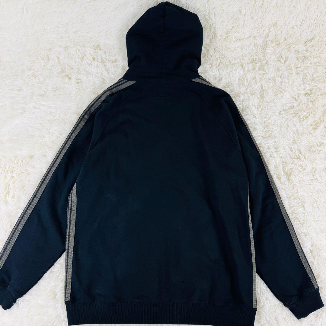 超可爱 x Needles 極美品】 NUBIAN 黒 刺繍 XL パーカー スウェット トップス
