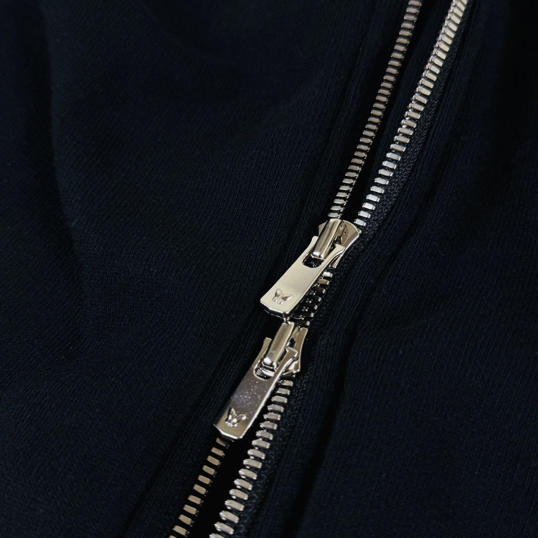 極美品】 Needles x NUBIAN スウェット パーカー XL 刺繍 黒