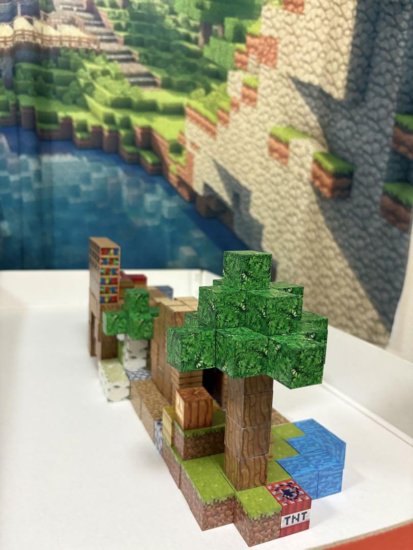 マイクラ　マグネット　ブロック　200ピース 村