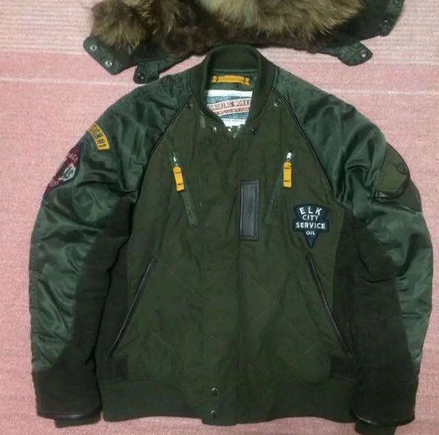 【ファーがア】 AVIREX N-2タイプフード脱着 MA-1 jkt(他ミリタリー多数有) JtAgF-m68987029766 ーもボタン