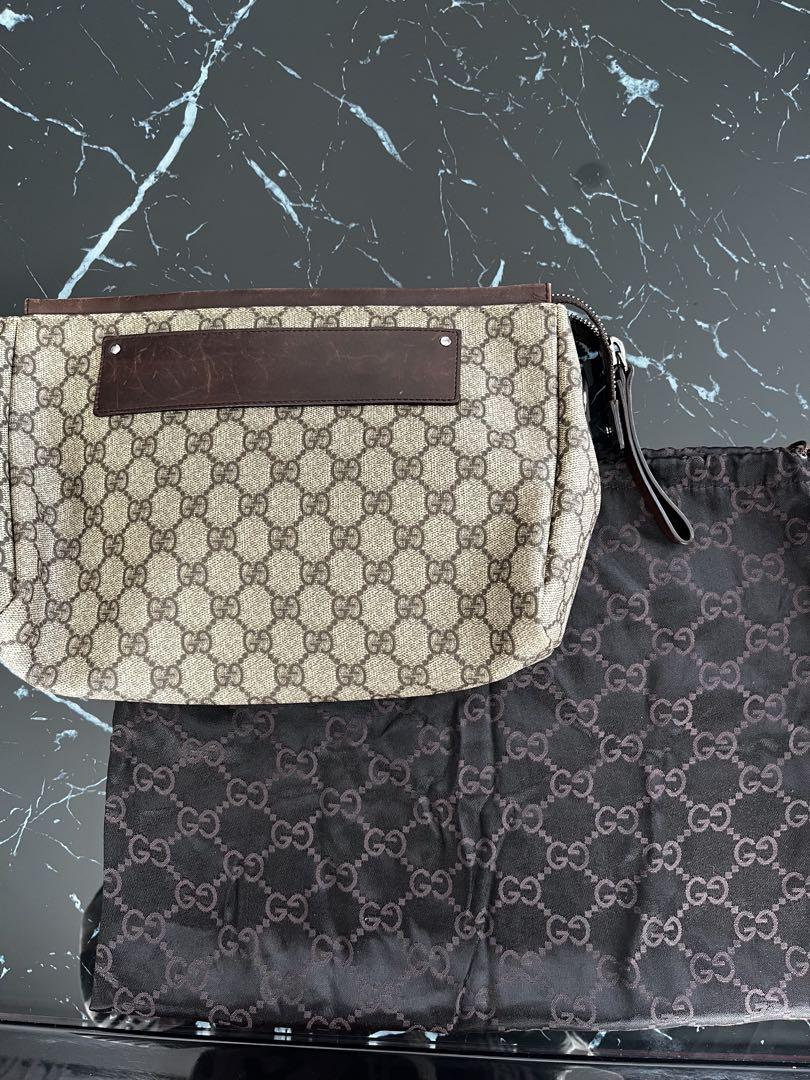 GUCCI ブラウン クラッチバッグ 保存袋付き
