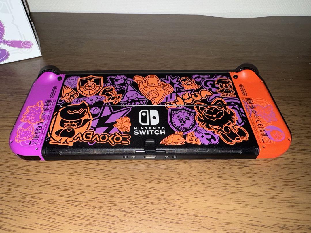 中古　Nintendo Switch 有機ELモデル スカーレット・バイオレット