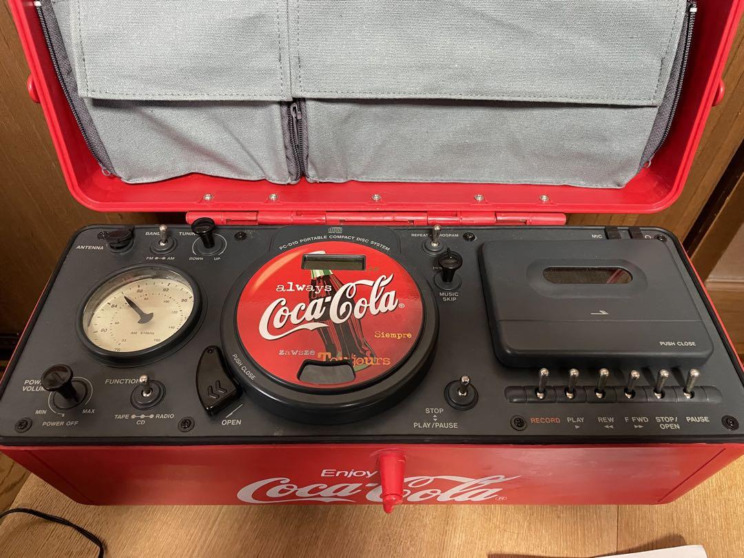 動作確認済 非売品】コカコーラ ラジカセ CDプレーヤー カセット
