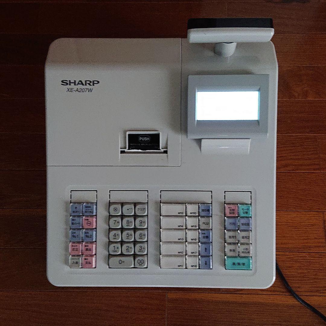 SHARP XE―A207W電子レジスタ「ジャンク品」