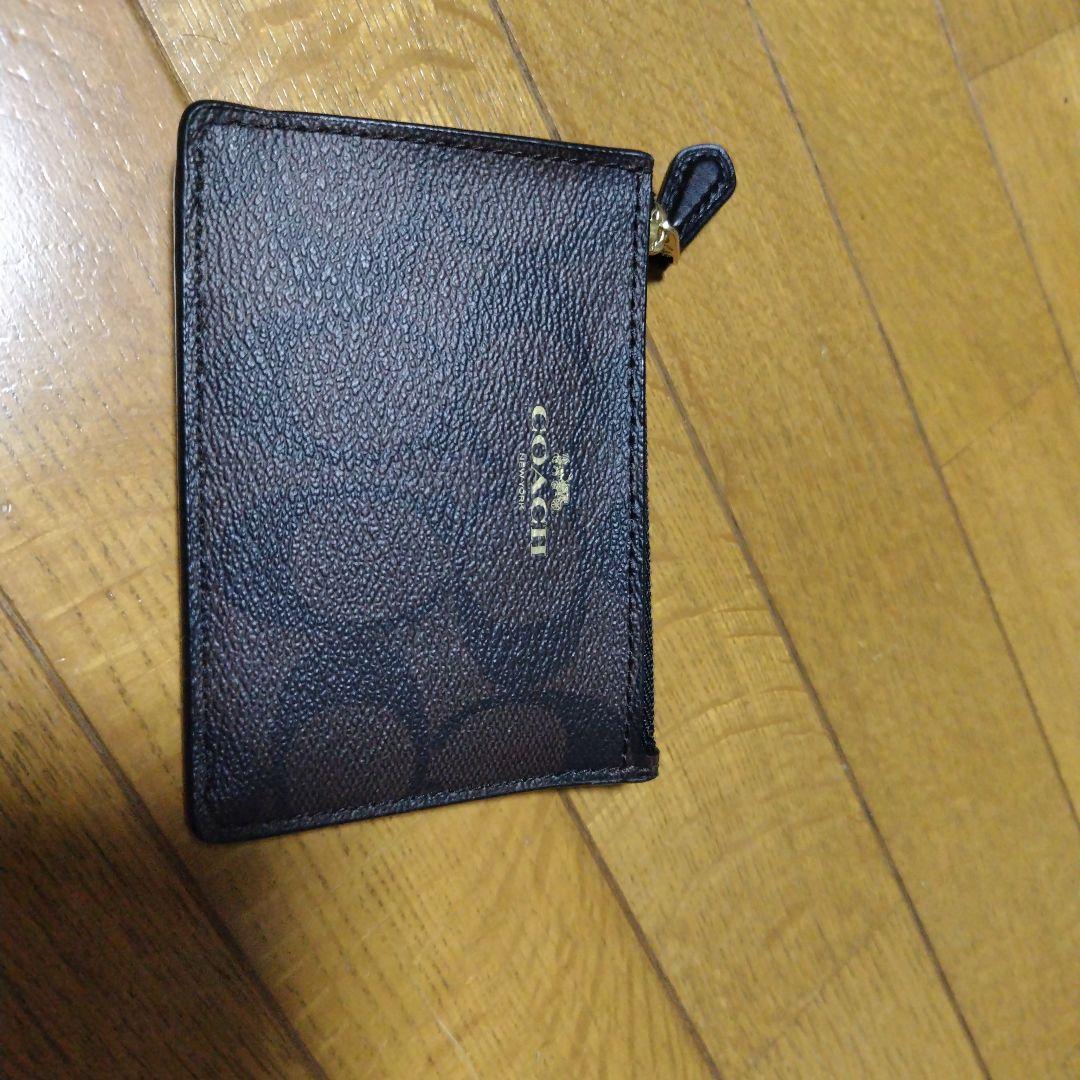 COACH レザー パスケース 黒