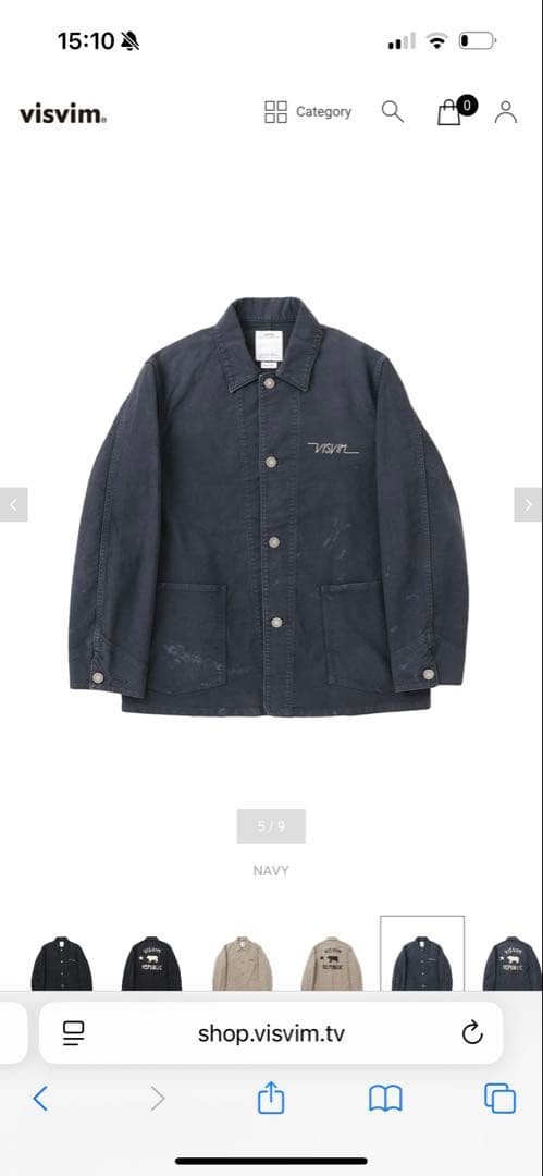 visvim COVERALL DMGD G.CORDS サイズ3L visvim