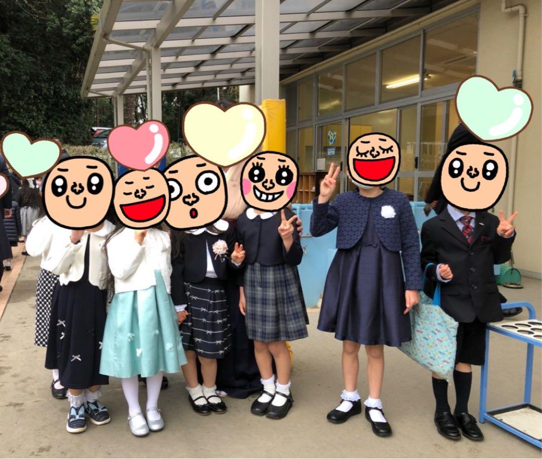 BEAMSデザインボレロワンピース　卒入園式