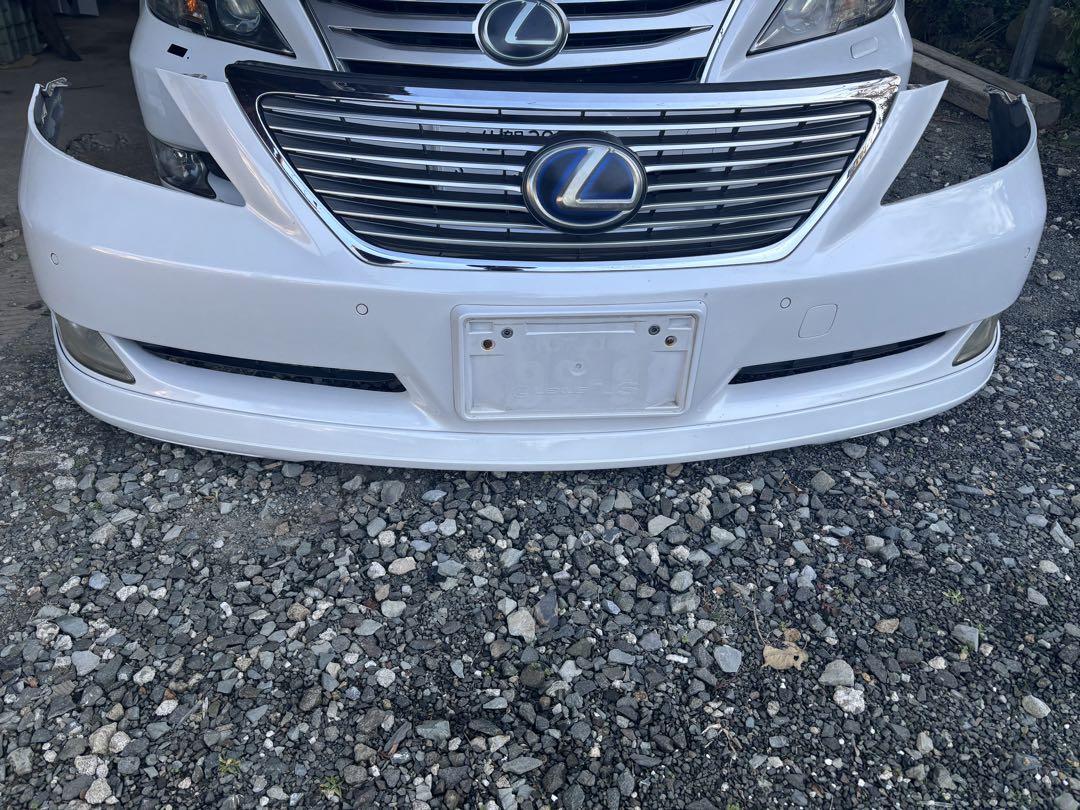 レクサス LS600 前期 フロントバンパーハーフエアロ付き