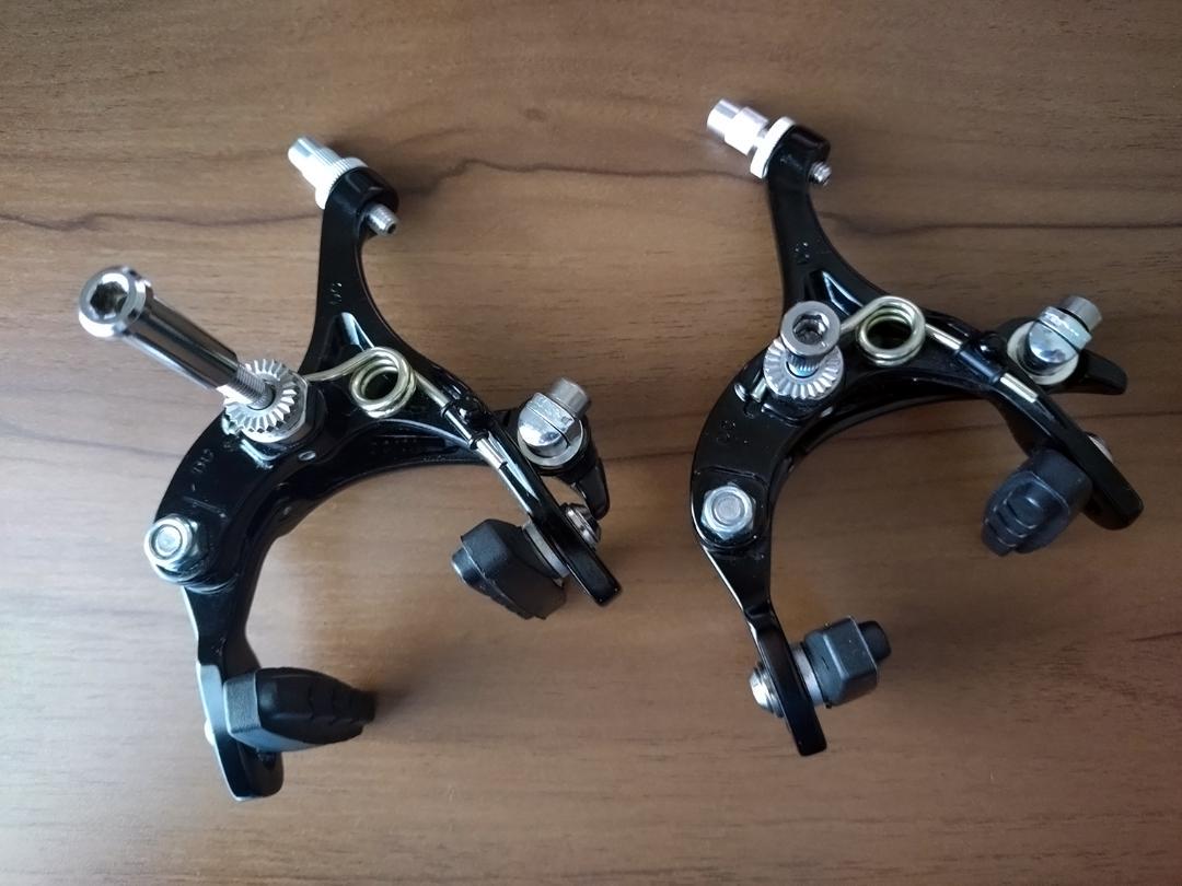 BRS101 ダイアコンペ 前後セット ブラック 埋め込み式 DIA-COMPE