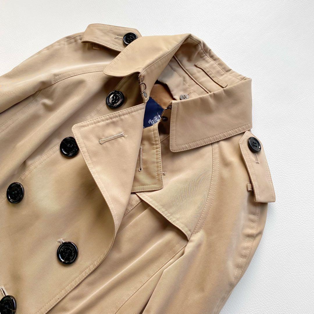 バーバリー　メガチェック　トレンチコート　ダブル　ライナー付き　ハニーベージュ