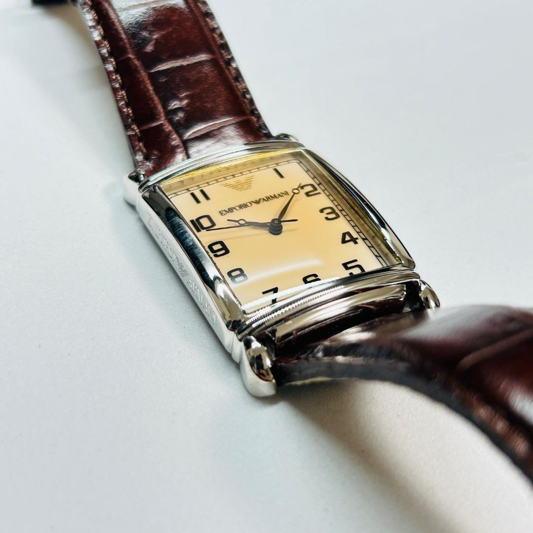 稼働 エンポリオアルマーニ 腕時計 メンズ ほぼ未使用 AR-0203