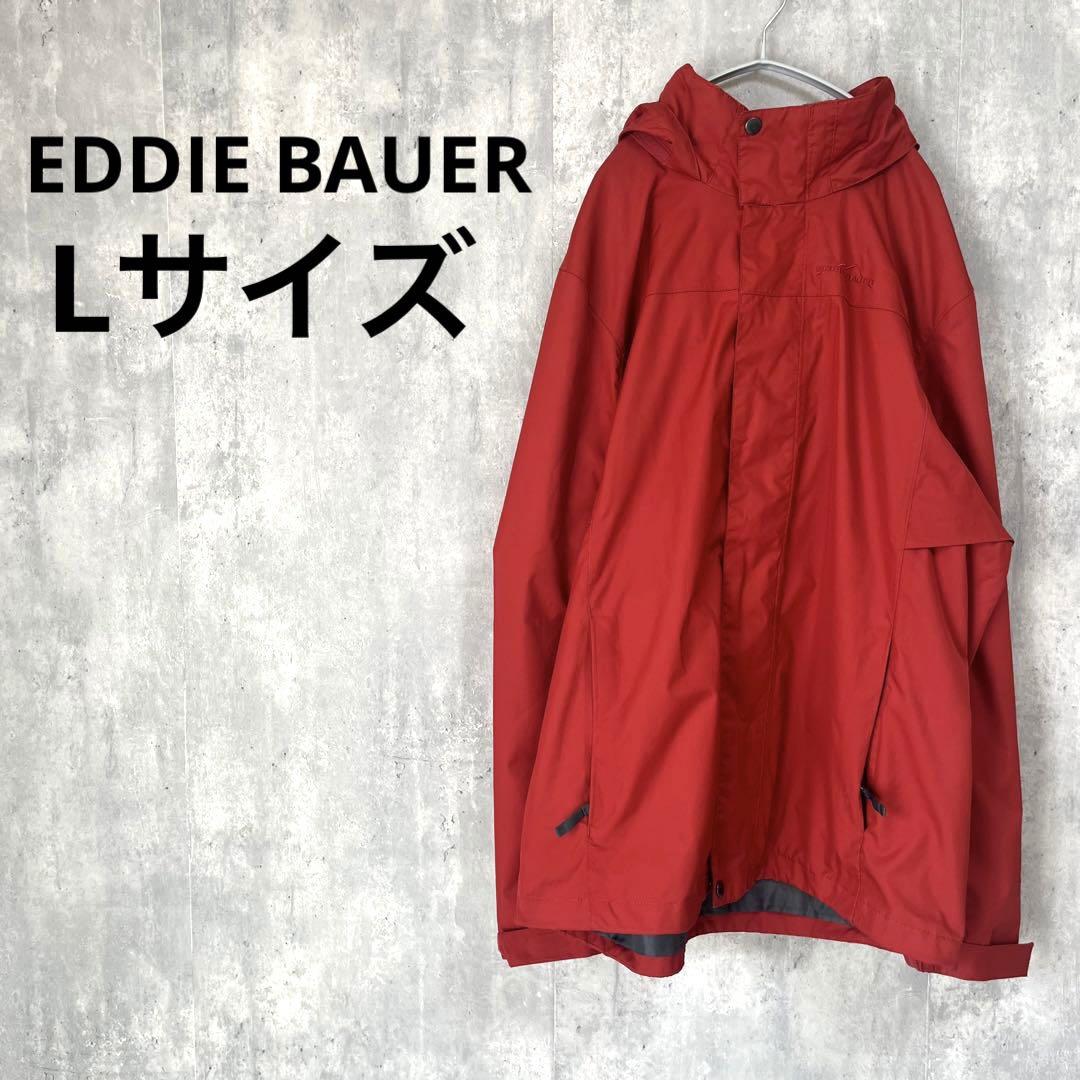 EDDIE BAUER マウンテンジャンパー ウェザーエッジ L メンズ 赤