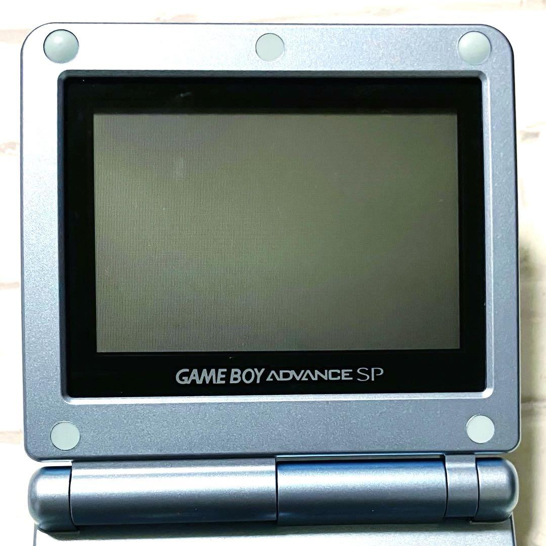 箱・説明書付き】ゲームボーイアドバンスSP パールブルー 動作品