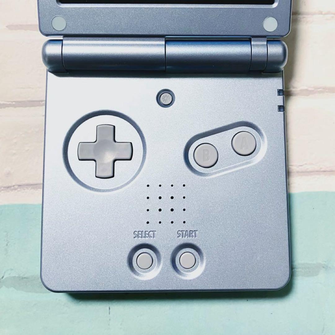 箱・説明書付き】ゲームボーイアドバンスSP パールブルー 動作品