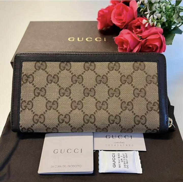 人気定番低価 新品同様‼️ 長財布 GGキャンバス ラウンドファスナー 5KX3f-m68998061336 グッチ GUCCI 財布 2022新作登場