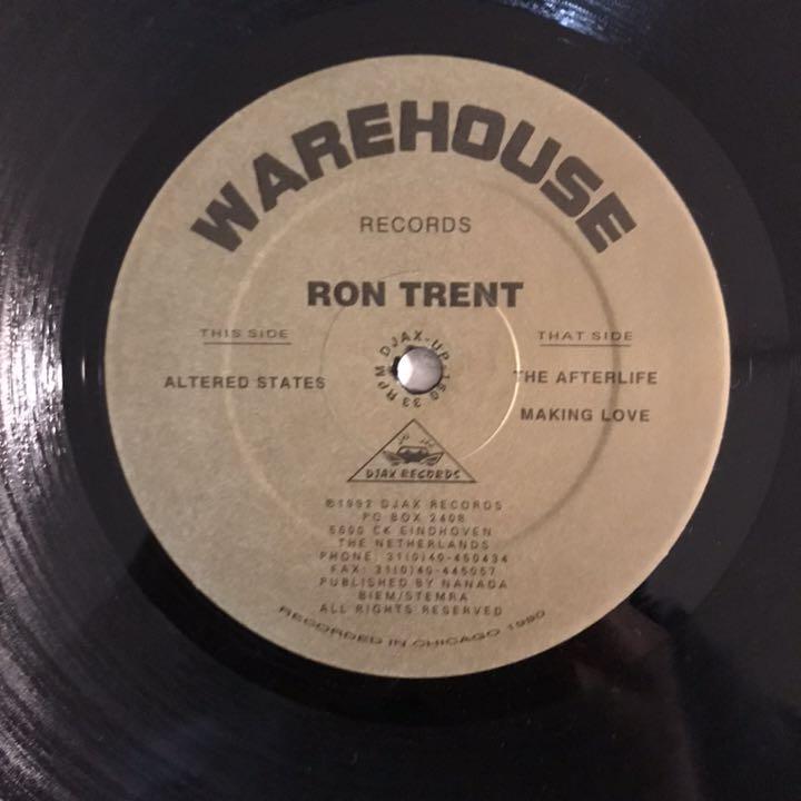 Ron Trent – Altered States アナログレコード LP