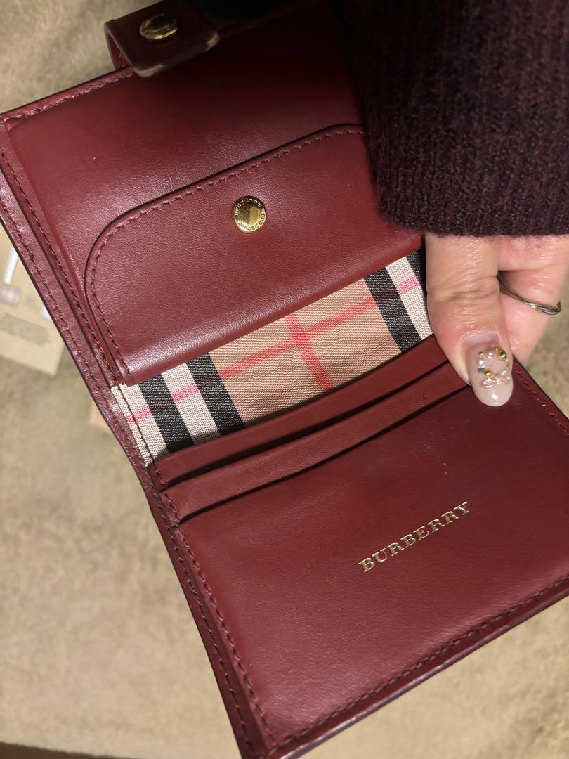 ☆Burberry☆ ヴィンテージチェック 二つ折り 折りたたみ財布 Burberry バーバリー チェック 財布 二つ折り